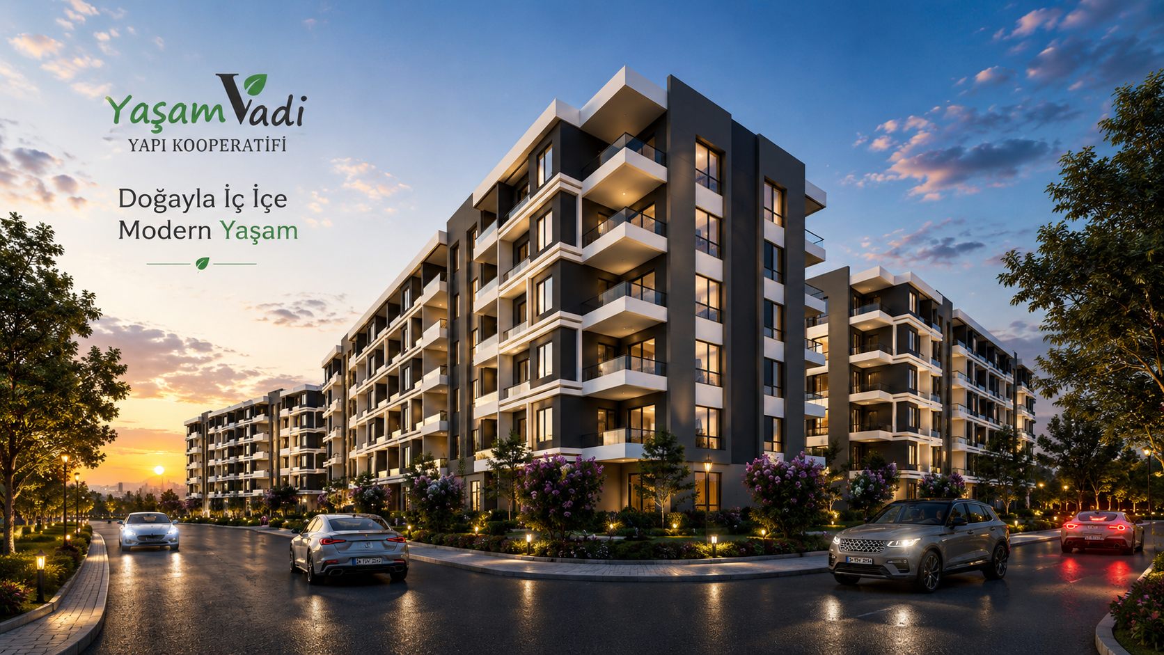Yaşam Vadi Yapı Kooperatifi konut projesi dış görünüm
